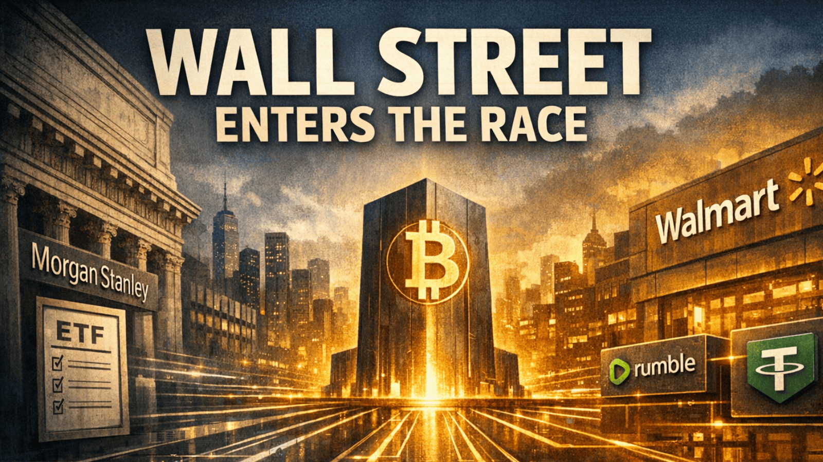 Why Morgan Stanley, Walmart, Rumble & Silicon Valley Are Betting BIG on Bitcoin